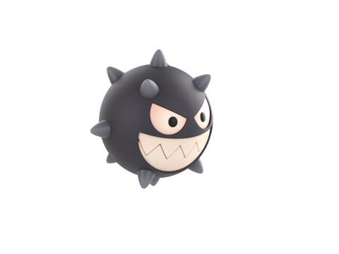 Character244 Spike Ball 3D 模型