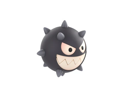 Character244 Spike Ball 3D Model