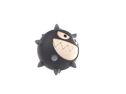 Character244 Spike Ball 3D Model