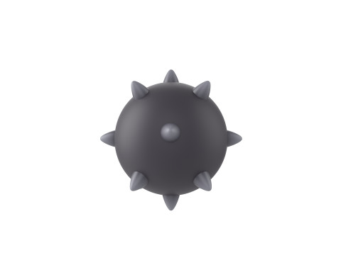 Character244 Spike Ball 3D 模型