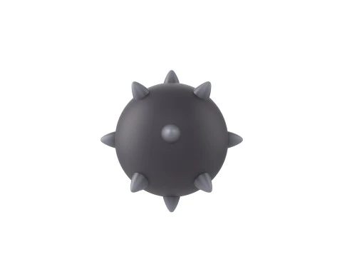 Character244 Spike Ball 3D Model