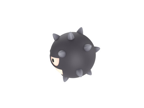 Character244 Spike Ball 3D 模型