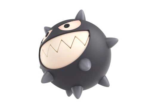 Character244 Spike Ball 3D Model
