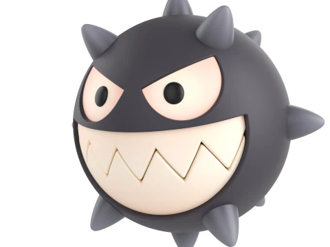 Character244 Spike Ball 3D Model