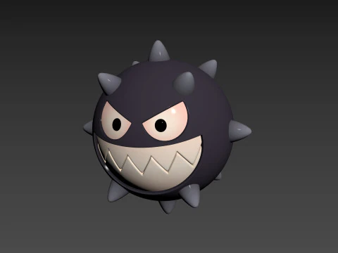 Character244 Spike Ball 3D Model