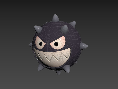 Character244 Spike Ball 3D 模型