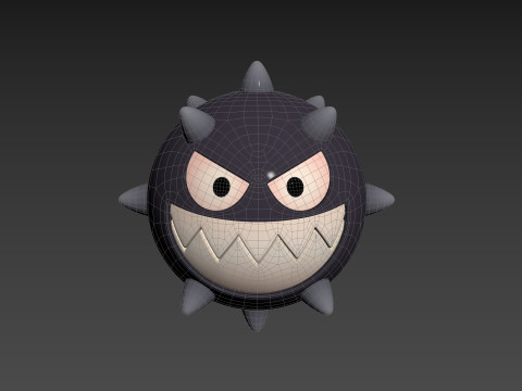 Character244 Spike Ball 3D 模型