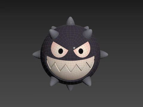 Character244 Spike Ball 3D Model