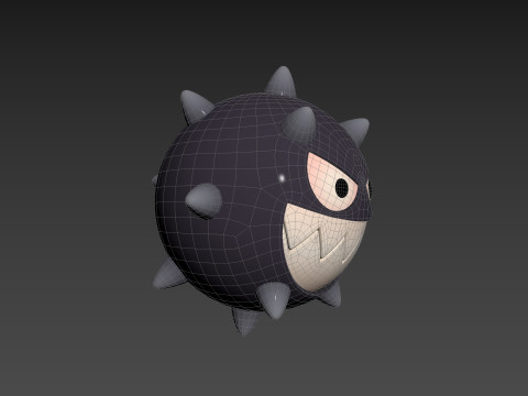 Character244 Spike Ball 3D 模型