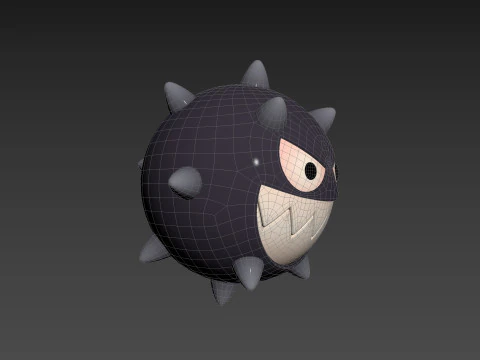 Character244 Spike Ball 3D Model