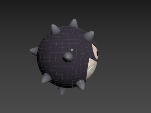 Character244 Spike Ball 3D 模型