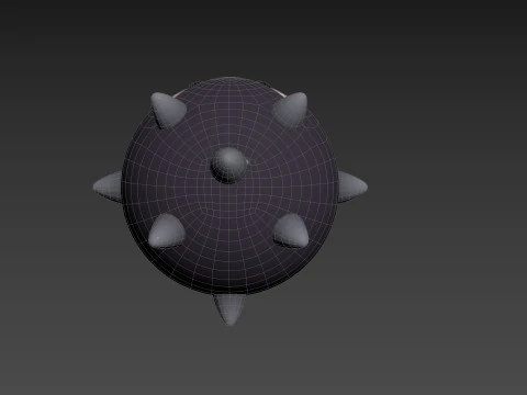 Character244 Spike Ball 3D Model
