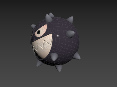 Character244 Spike Ball 3D 模型