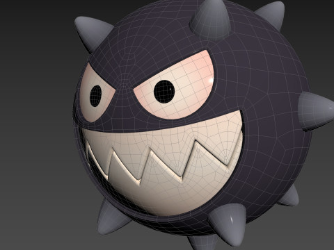 Character244 Spike Ball 3D 模型