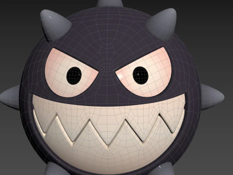 Character244 Spike Ball 3D Model
