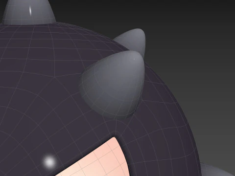 Character244 Spike Ball 3D Model