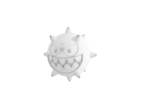 Character244 Spike Ball 3D Model