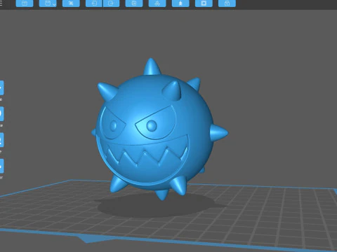 Character244 Spike Ball 3D Model