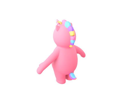 Prop227 Unicorn Suit 3D 모델