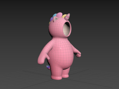 Prop227 Unicorn Suit 3D 모델