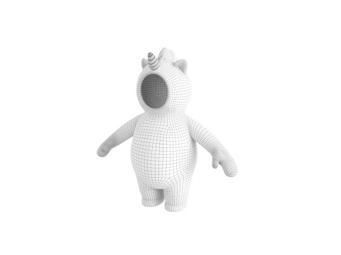 Prop227 Unicorn Suit 3D 모델