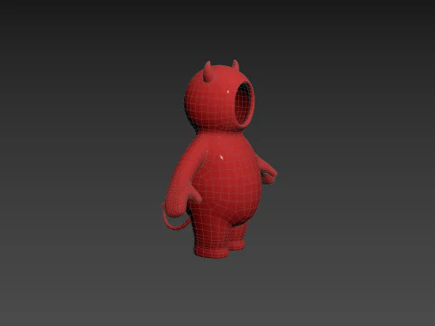Prop228 Devil Suit 3D Model