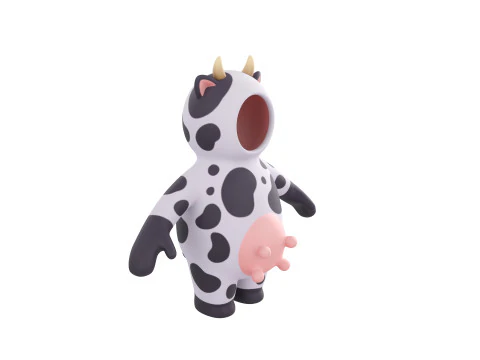 Prop232 Cow Suit 3D Model