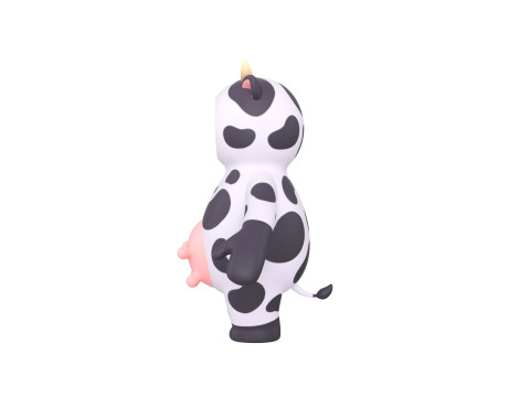 Prop232 Cow Suit 3D Модель