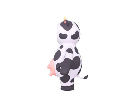 Prop232 Cow Suit 3D Model