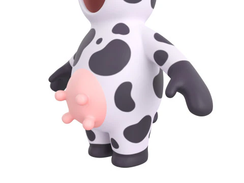 Prop232 Cow Suit 3D Model