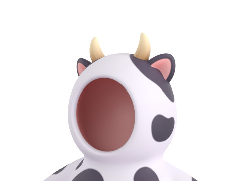 Prop232 Cow Suit 3D Модель