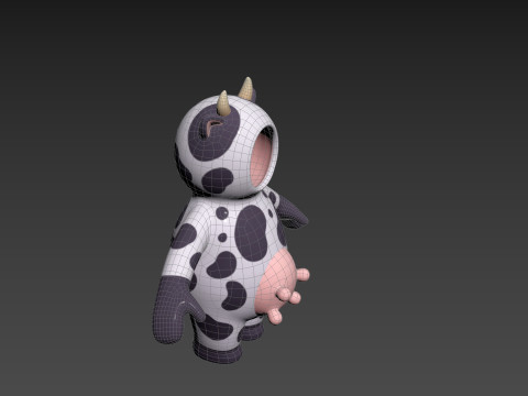 Prop232 Cow Suit 3D Модель