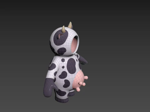 Prop232 Cow Suit 3D Model
