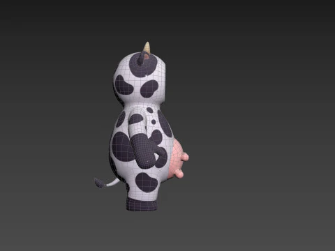 Prop232 Cow Suit 3D Model
