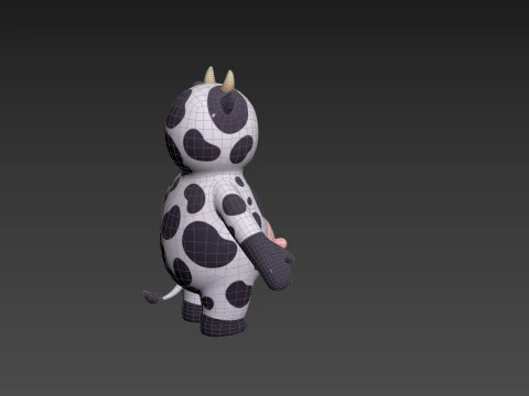 Prop232 Cow Suit 3D Model