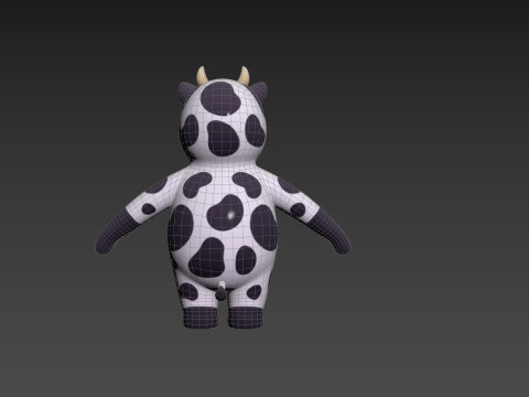 Prop232 Cow Suit 3D Модель