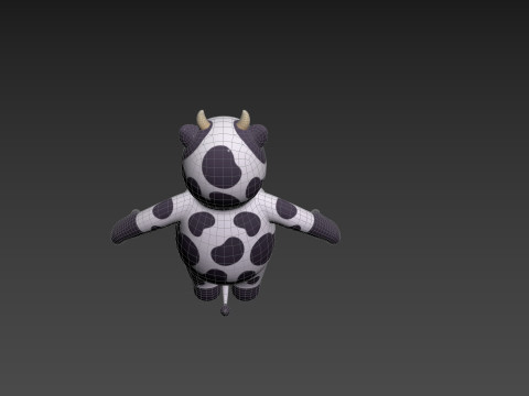 Prop232 Cow Suit 3D Модель