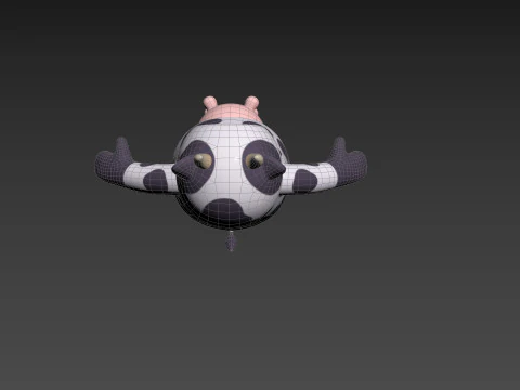 Prop232 Cow Suit 3D Model