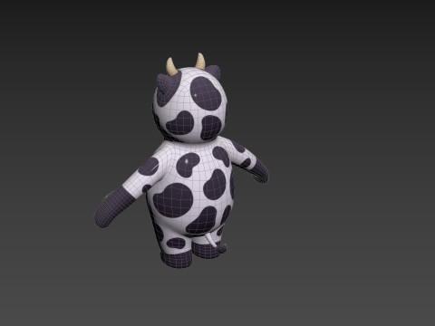 Prop232 Cow Suit 3D Модель