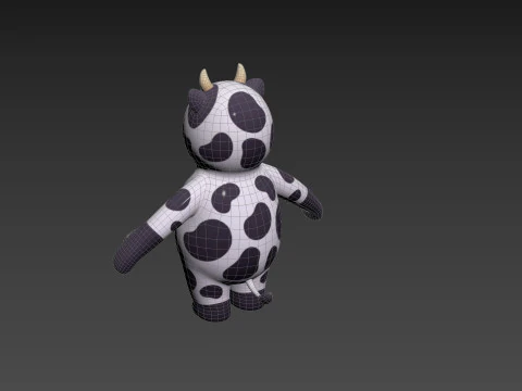 Prop232 Cow Suit 3D Model