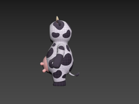 Prop232 Cow Suit 3D Модель
