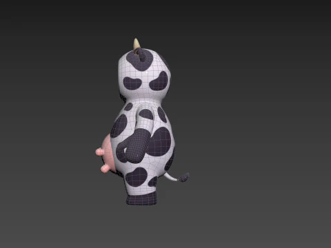 Prop232 Cow Suit 3D Model