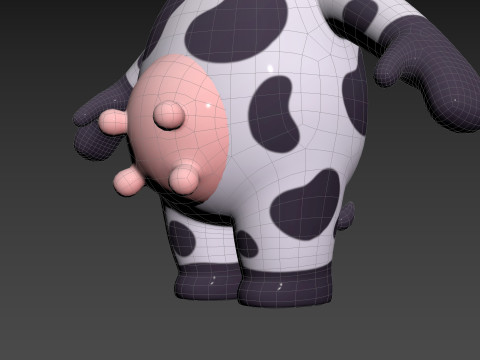 Prop232 Cow Suit 3D Модель