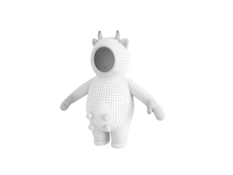 Prop232 Cow Suit 3D Model