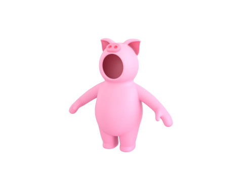 Prop233 Pig Suit 3D Model