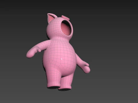 Prop233 Pig Suit 3D Model