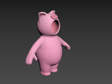 Prop233 Pig Suit 3D Модель