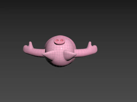 Prop233 Pig Suit 3D Model