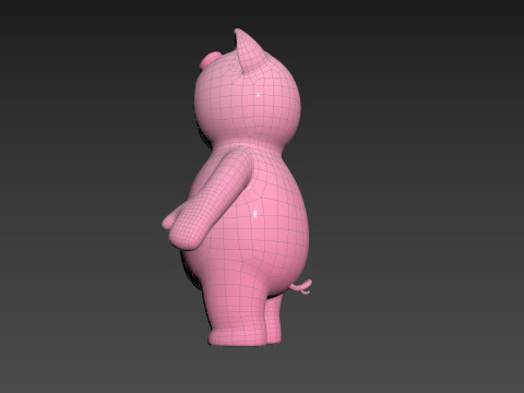 Prop233 Pig Suit 3D Модель