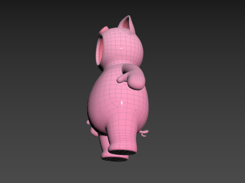 Prop233 Pig Suit 3D Модель